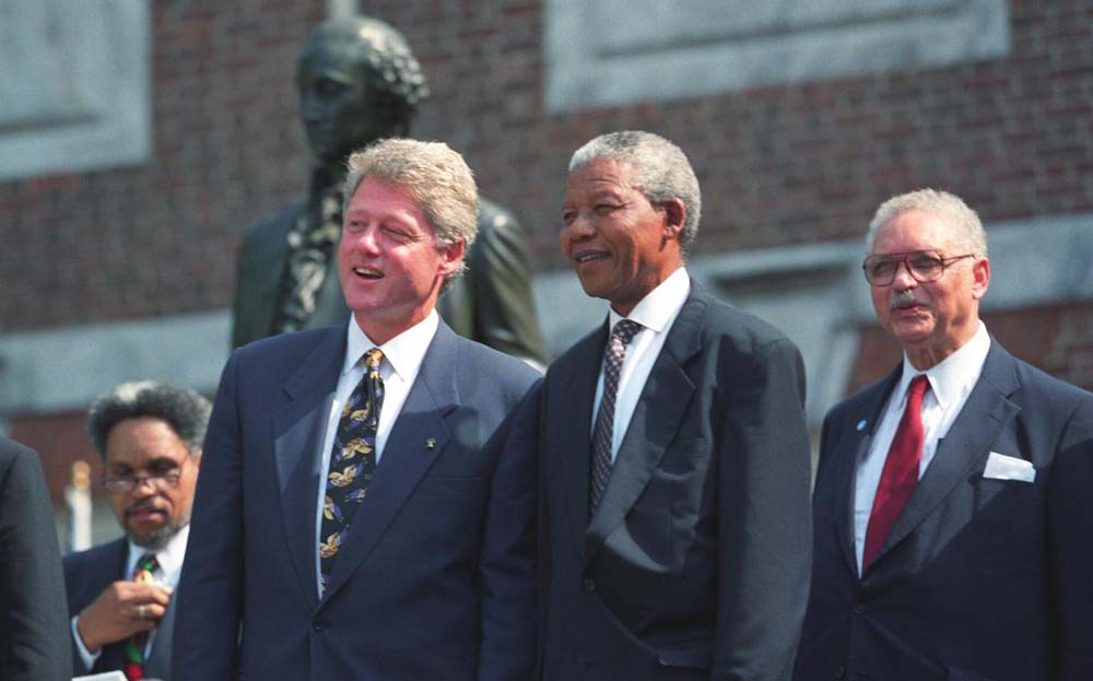 Mandela-i-Prezident-SSHA-Bill-Klinton-v-1993-godu