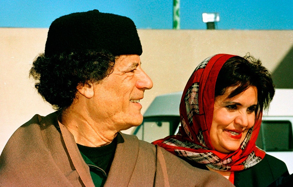 muammar-kaddafi-i-ego-zhena-safiya-farkash